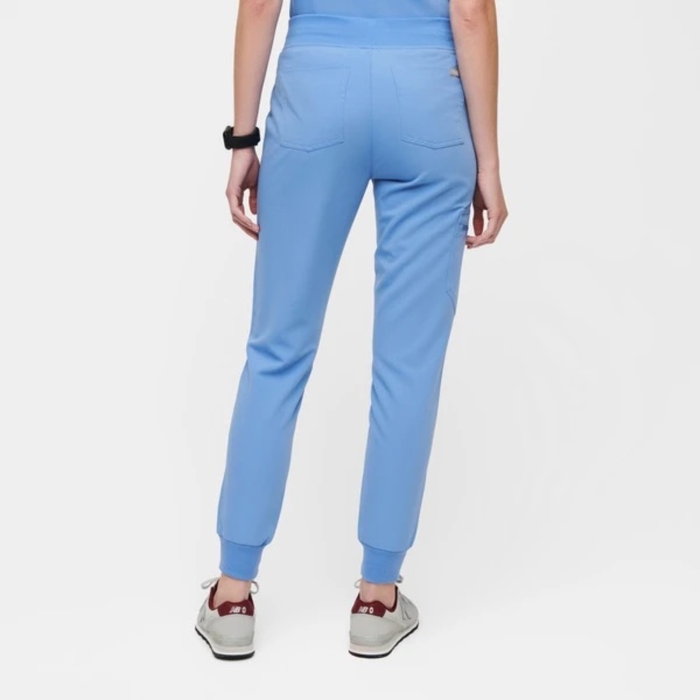 FIGS Women’s Zamora Jogger Scrub Pants with Drawstring Ceil Blue size L/P - Picture 7 of 9
